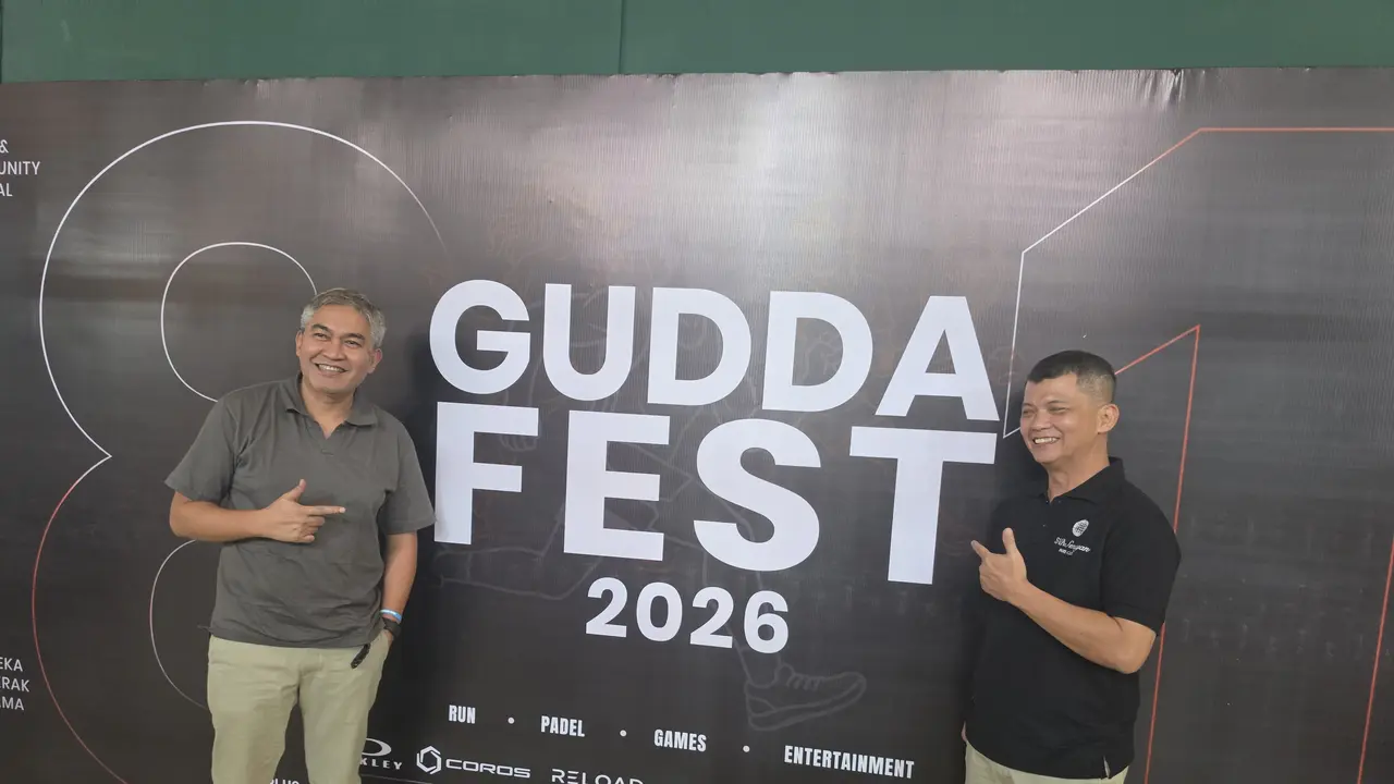 Gudda Fest 2026 akan menggelar fun run 5K dan turnamen padel. Peserta diikuti 18 komunitas lari.