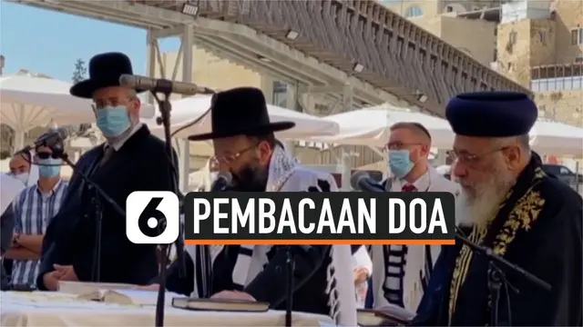 VIDEO: Kepala Rabi Tembok Barat Berdoa untuk Pemulihan Donald Trump