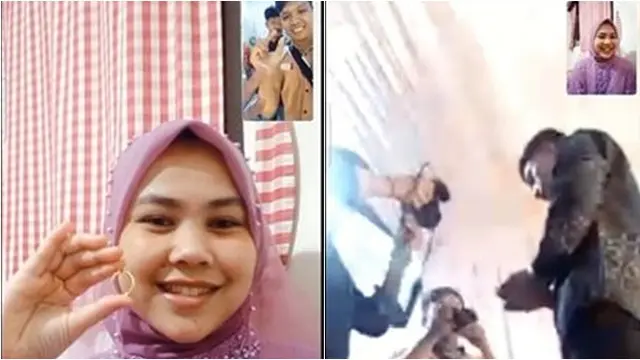 Viral Pasangan Kekasih Gelar Tunangan Online Indonesia-Taiwan, Kisahnya Menyentuh