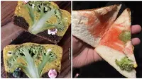 Potret Roti Isi Sayur Ini Pelit Banget. (Sumber: Instagram/onecak dan Facebook/Himpunan Cerita Lawak)