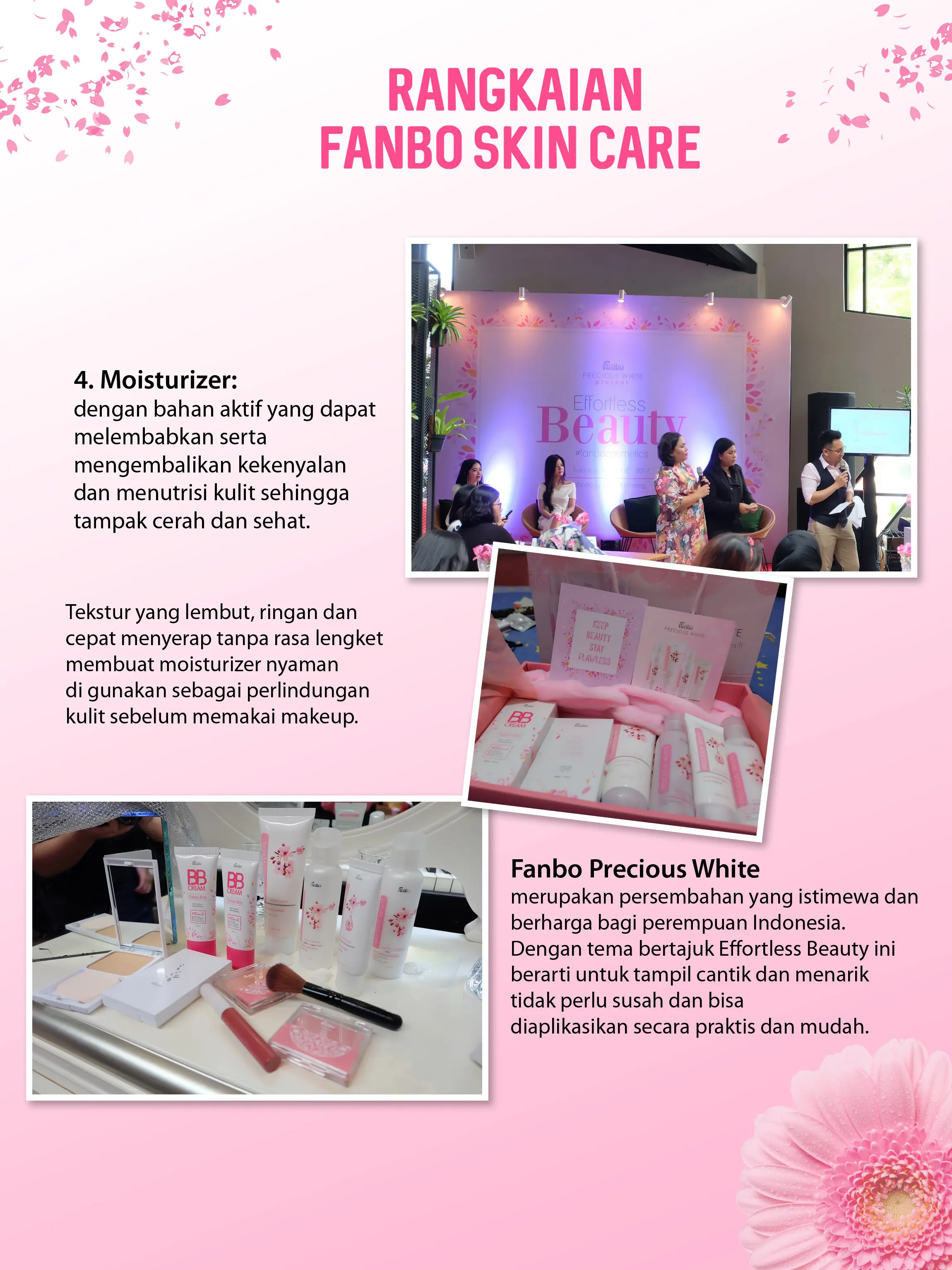 Produk Skin Care Ini Miliki Kandungan Ekstrak Sakura. (SUmber foto: Ega Maharni/Bintang.com, Digital Imaging: Nurman Abdul Hakim/Bintang.com)