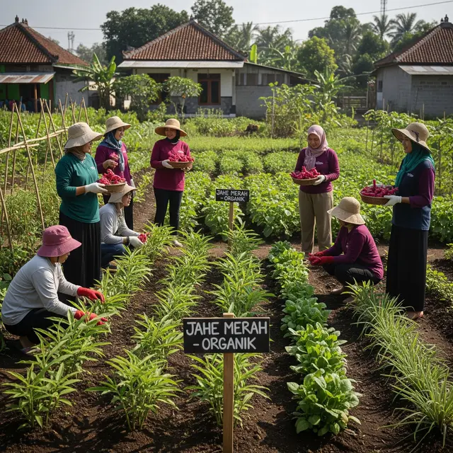 Kebun Sayur Sederhana yang Bisa Dijual oleh Ibu-Ibu (Gemini AI)
