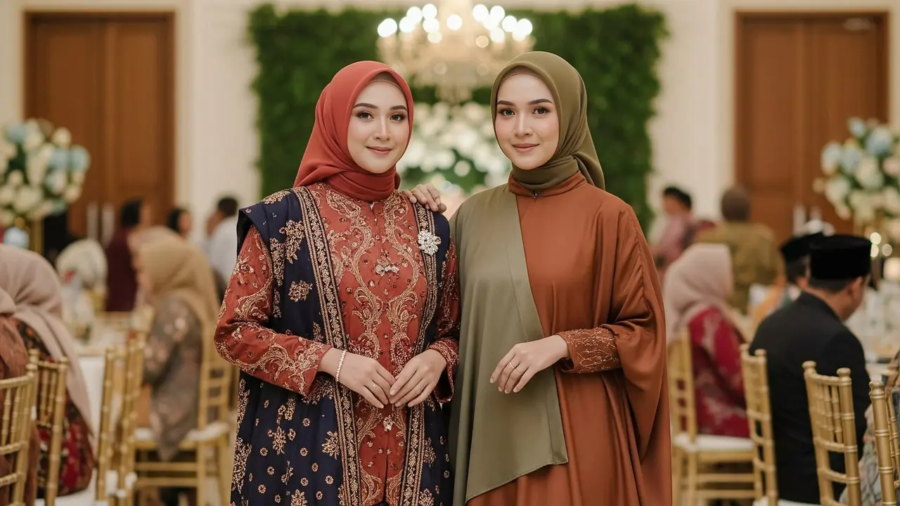 Model Baju Kondangan Gamis Elegan 2025