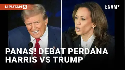 VIDEO: Debat Perdana Kamala Harris Vs Donald Trump, Adu Visi Kontras untuk Masa Depan Amerika