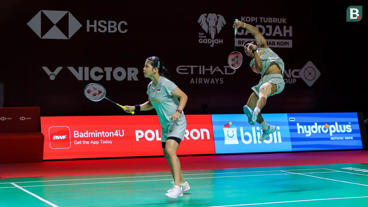 Foto: Jafar/Felisha Tak Ingin Cepat Puas Meski Menang Telak atas Pasangan Korea di Indonesia Open 2026