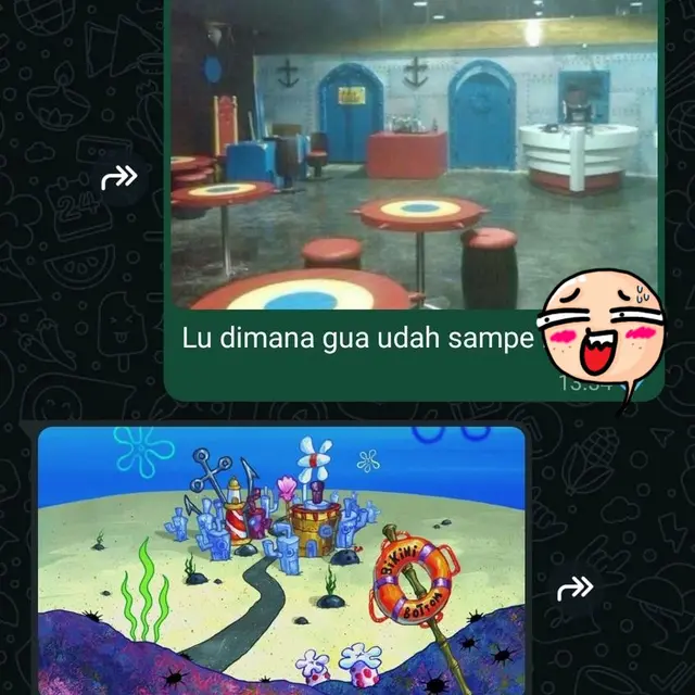 6 Chat Netizen Seakan-akan Hidup di Bikini Bottom Kocak, Jadi Teman Spongebob