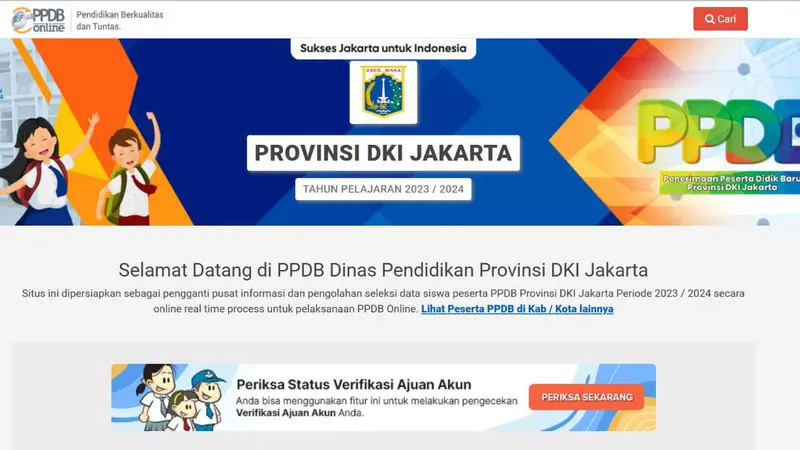 Saat ini, Penerimaan Peserta Didik Baru atau PPDB DKI Jakarta 2023 memasuki masa pengajuan akun bagi calon siswa SD dan SMP.