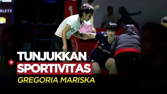 Berita Video, Aksi Sportivitas Gregoria Mariska Terhadap Tunggal Putri China di Indonesia Masters 2023 pada Kamis (26/1/2023)