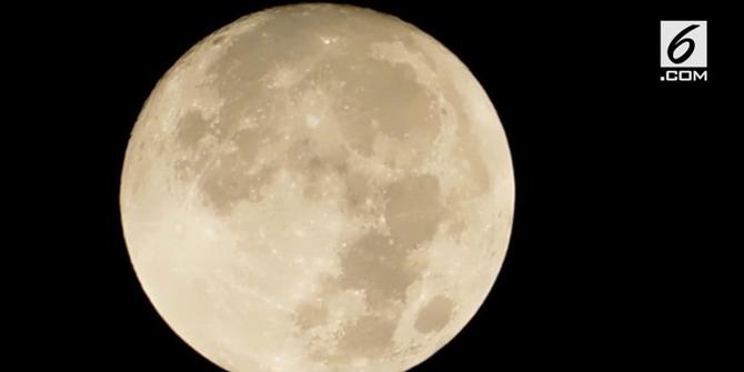 VIDEO: Indahnya Super Moon di India