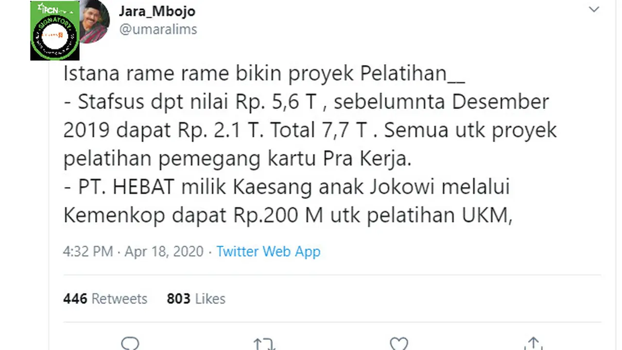 Kaesang Terima Dana Rp 200 Miliar Dari Kemenkop dan UKM