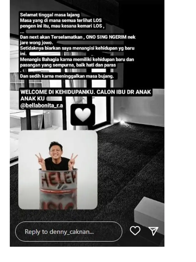 Resmi di Lamar, Ini 7 Potret Mesra Denny Caknan dan Bella Bonita
