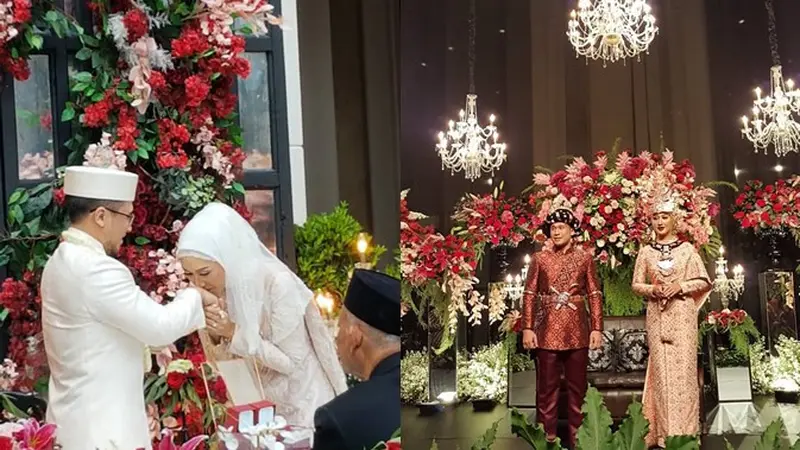 Penuh Kebahagiaan, Ini 7 Momen Pernikahan Dian Pelangi dan Sandy Nasution