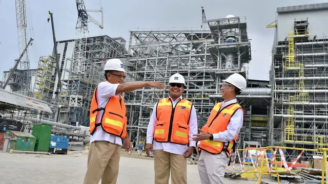 Menteri ESDM Pantau Progres Pembangunan Smelter PT Freeport Indonesia di Gresik