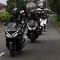 Honda PCX Luxurious Trip 2019 menjelajah Bali dengan jarak tempuh 393 kilometer. (AHM)