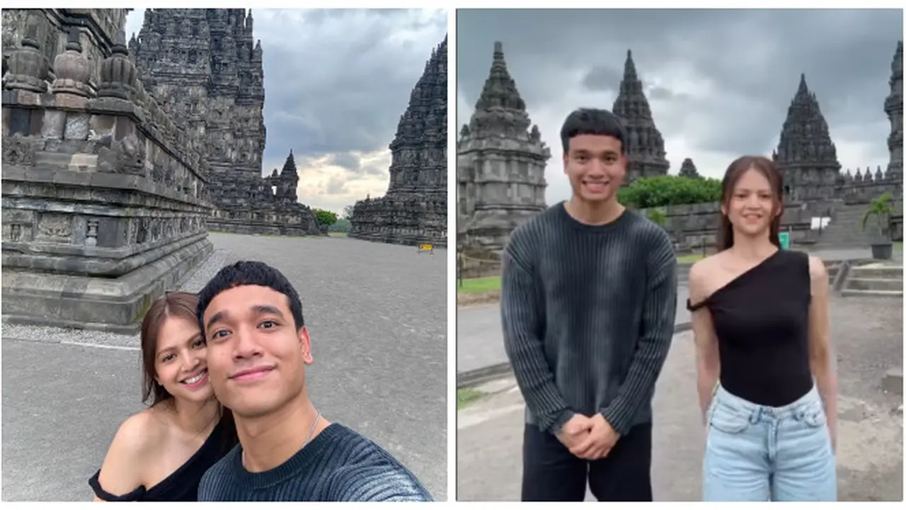 6 Potret Fadly Faisal dan Maudy Effrosina di Prambanan, Netizen Sebut Mitos Akan Putus