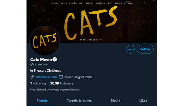twitter @catsmovie