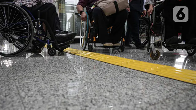 FOTO: Melihat Fasilitas untuk Penyandang Disabilitas di Stasiun Kereta