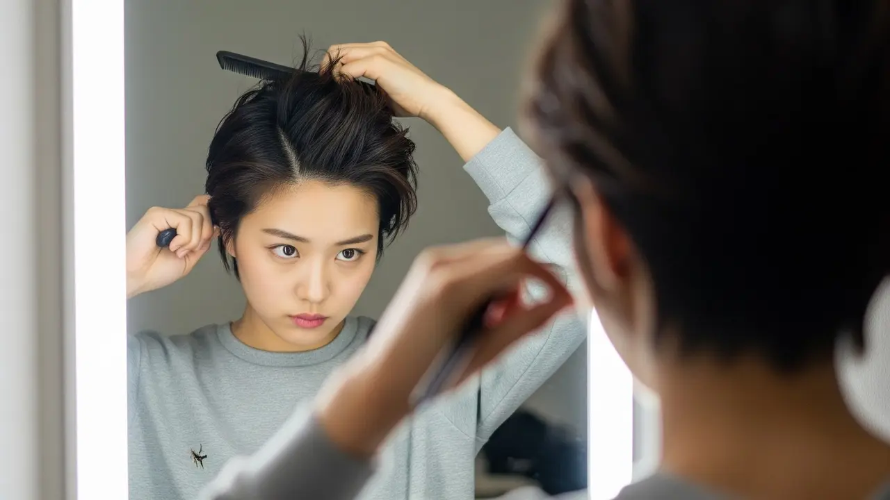 Model Rambut Wanita Tomboy Korea