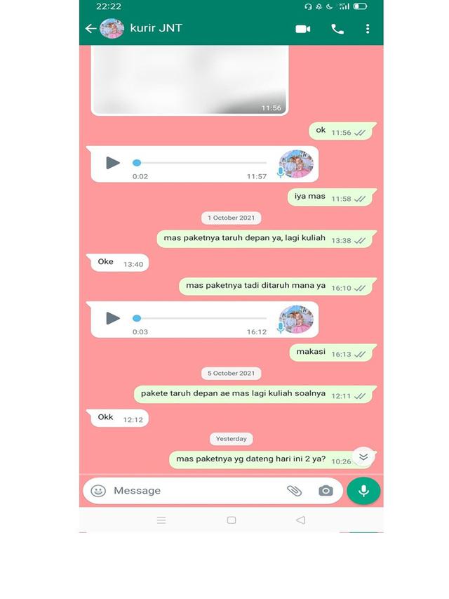 Simpan Nomor, 7 Chat Netizen dengan Kurir Paket Ini Bak Teman Sendiri