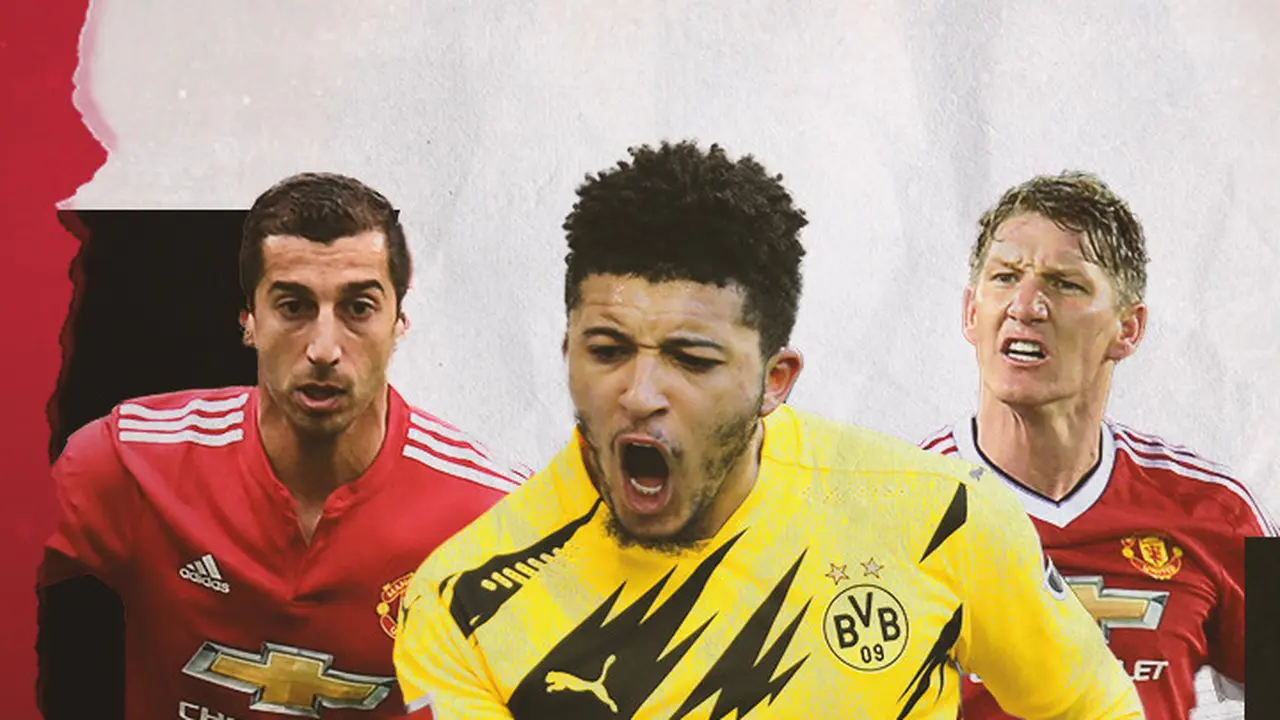 Jadon Sancho, Henrikh Mkhitaryan dan Bastian Schweinsteiger