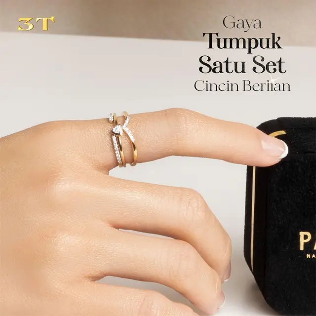 Jika Hangout dengan Teman Bisa Pakai Koleksi Stackable Ring yang Lebih Kekinian