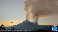 Gunung Lewotobi Laki-Laki kembali meletus pada Selasa pagi (12/11/2024), pukul 05.27 Wita. (Liputan6.com/ Dok PVMBG)