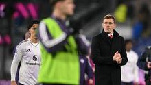 Manajer Interim MU, Darren Fletcher pada laga kontra Burnley di ajang Liga Inggris. (Oli SCARFF / AFP)