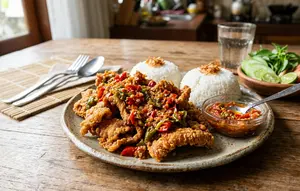 Resep Kulit Ayam Crispy Geprek yang Renyah dan Nagih