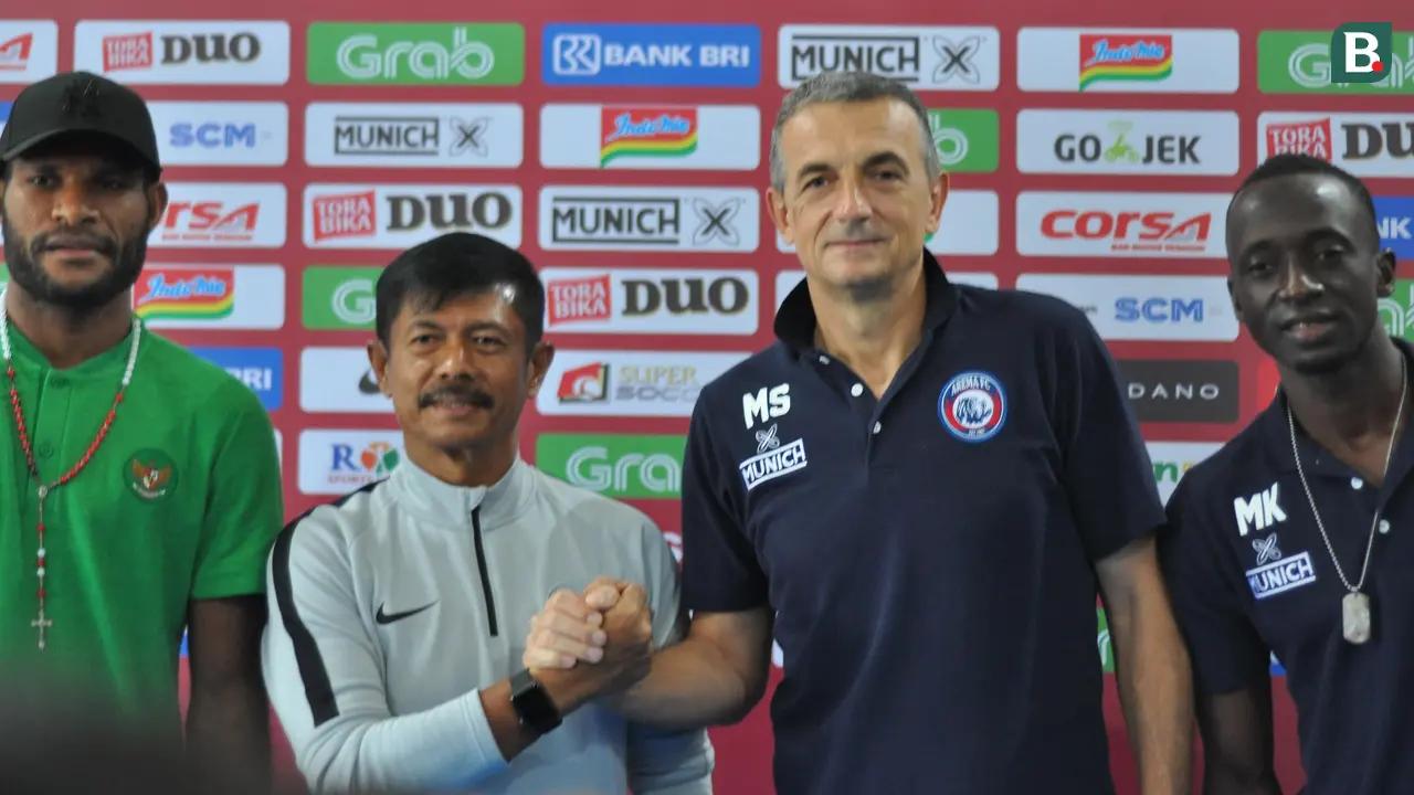 Milomir Seslija dan Indra Sjafri
