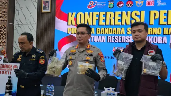 Polres Bandara Soetta Ungkap Vape Ganja Berbayar Kripto di Bali