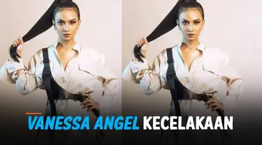 Vanessa Angel dan keluarga dikabarkan mengalami kecelakaan mobil di Tol Nganjuk Kamis (4/11/2021).