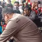 Momen Kapolda Metro Jaya Irjen Fadil Imran sedang mengeber-geberkan Motor Drag di Acara Street Race Kemayoran. (Dok. Liputan6.com)