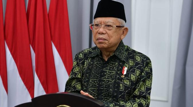 Menyambut hari besar umat Islam tersebut, Wakil Presiden (Wapres) Ma’ruf Amin mengharapkan Muslim di Indonesia dapat berhijrah ke arah yang lebih baik lagi, baik sebagai pribadi, kelompok, maupun bangsa. (Foto: BPMI, Setwapres).