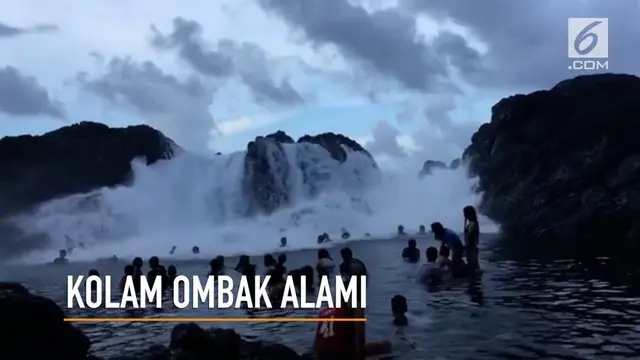 VIDEO: Serunya Kolam Ombak Alami di Filipina