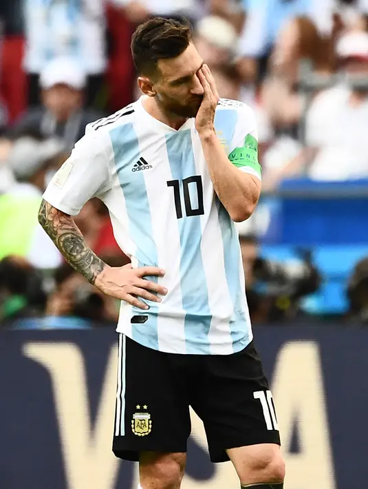 Raihan terbaik the Messaiah adalah babak final Piala Dunia 2014 Brazil. Kala itu Jerman menjadi kerikil besar yang membuat Messi gagal menyempurnakan karier gemilangnya. (AFP/Jewel Samad)