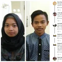 Sepasang anak SMP yang kebelet nikah ini bikin geger warganet di media sosia. (Sumber Foto: Facebook/Twitter)