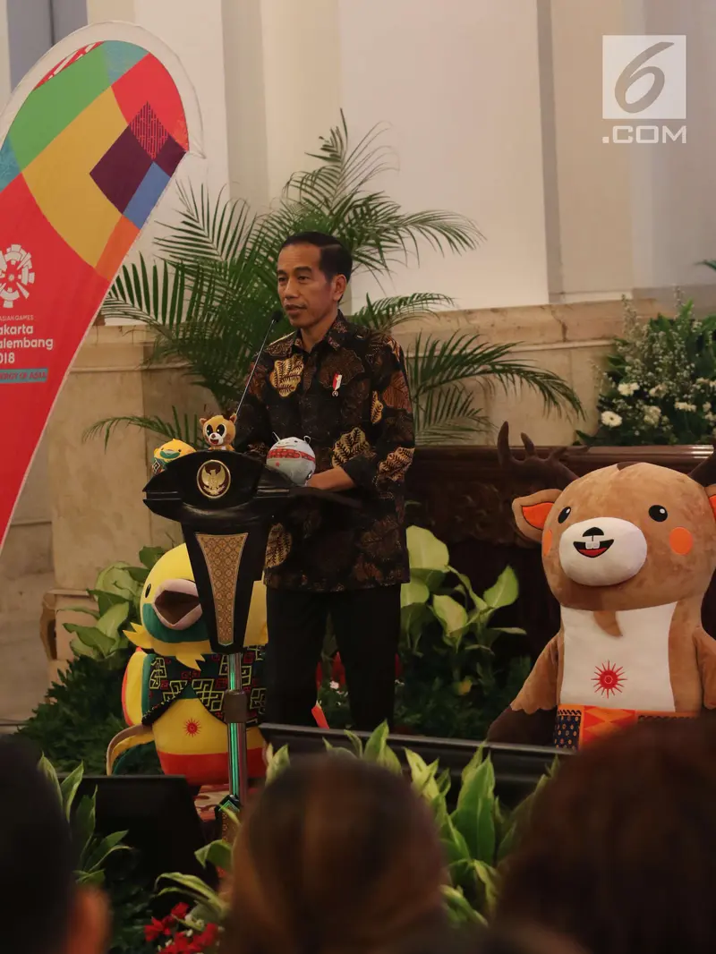 Jokowi Ajak Artis dan Vlogger Demamkan Asian Games 2018