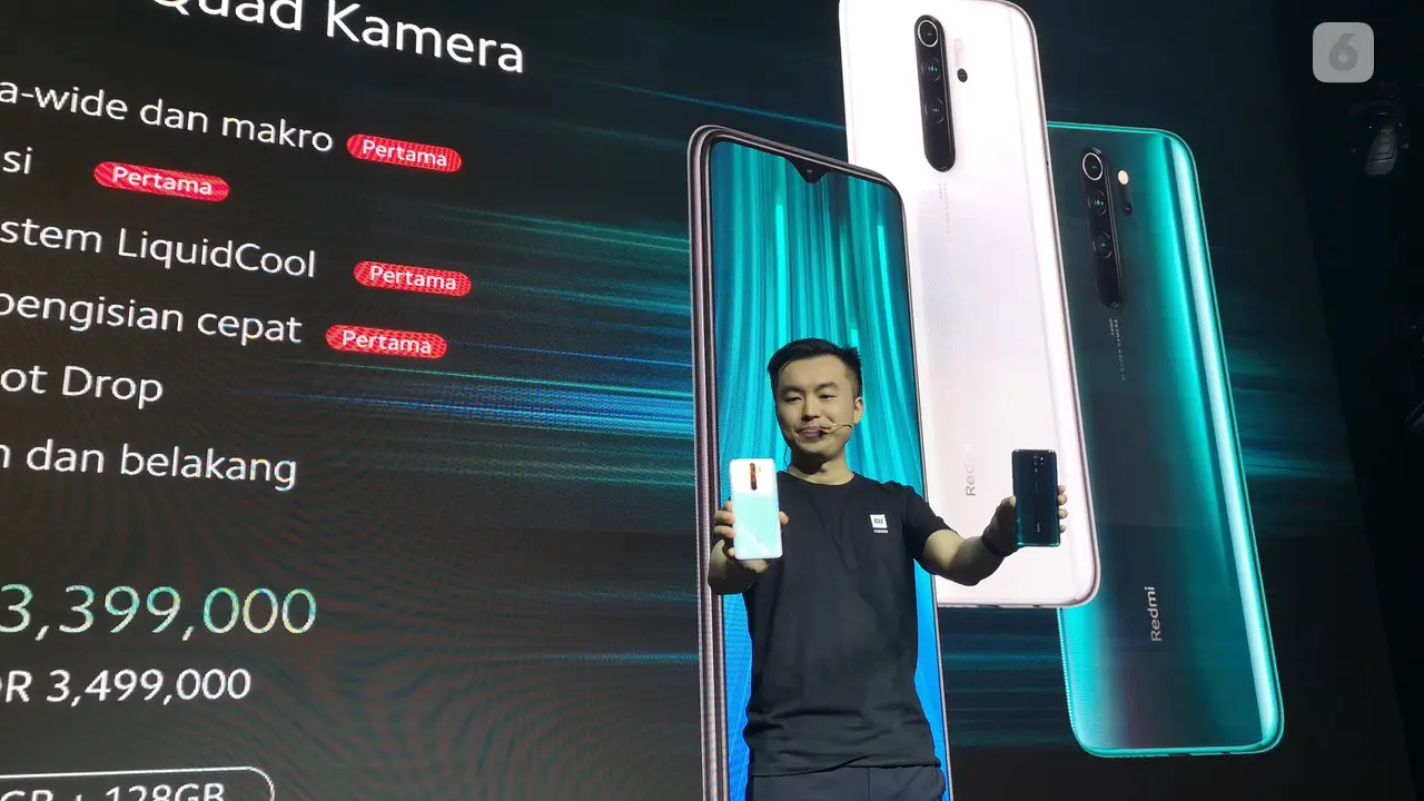 Country Director Xiaomi Indonesia Alvin Tse saat peluncuran Redmi Note 8 di Jakarta