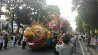 Pawai Karnaval Budaya di Jakarta. (Liputan6.com/Ahmad Romadoni)