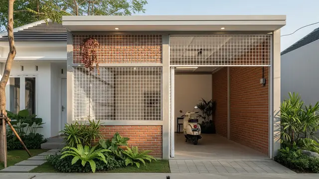 Desain Garasi Terbuka yang Cocok untuk Rumah Mungil/Gemini AI