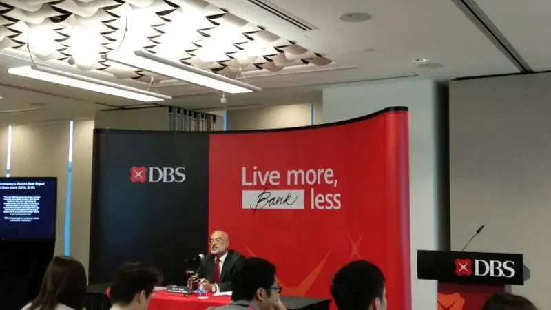 CEO DBS Piyush Gupta. (Maulandy/Liputan6.com)