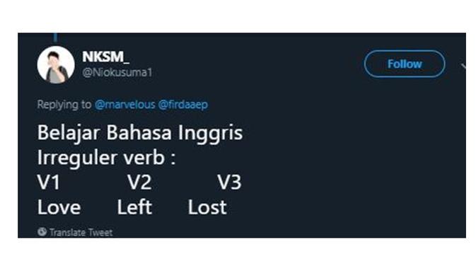 Cara Nyeleneh Belajar Bahasa Inggris Ala Netizen Ini Bikin Senyum Miris Hot Liputan6 Com