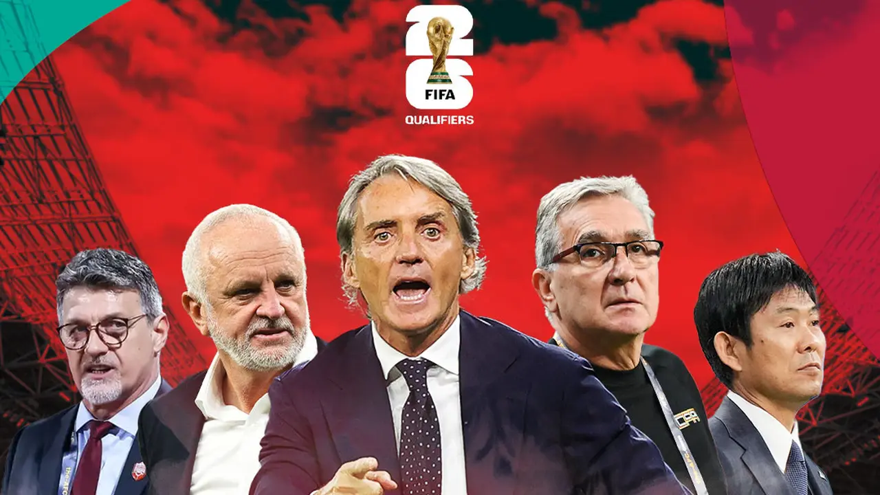 Kualifikasi Piala Dunia 2026 - Dragan Talajic, Graham Arnold, Roberto Mancini, Branko Ivankovic, Hajime Moriyasu