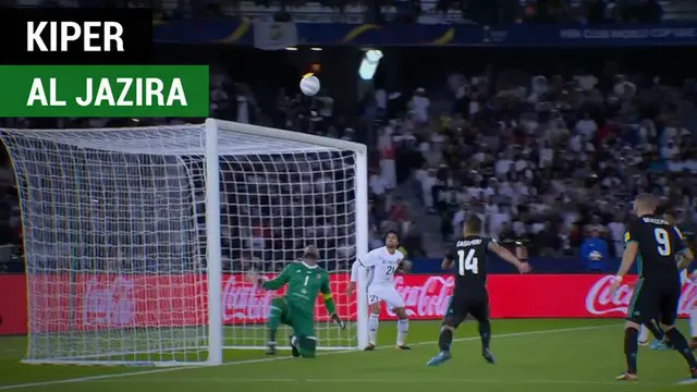 Berita video penyelamatan gemilang kiper Al Jazira, Ali Khaseif, saat menghadapi Real Madrid pada semifinal Piala Dunia Antarklub 2017 di Dubai, Uni Emirat Arab, Rabu (13/12/2017).