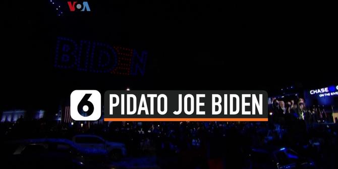 VIDEO: Apa Saja yang Ditekankan dalam Pidato Kemenangan Joe Biden?
