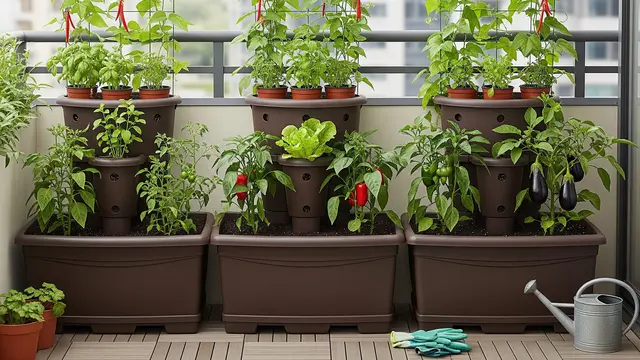 Desain Mini Food Forest dengan Tanaman Rambat (Image by Gemini AI)