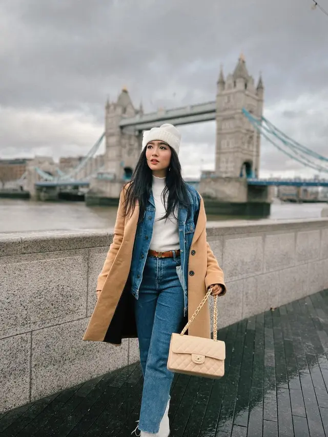 OOTD liburan Febby Rastanty