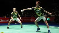 Ganda putra Indonesia, Kevin Sanjaya Sukamuljo/Marcus Fernaldi Gideon. (PBSI)