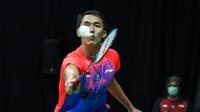 Penampilan Jonatan Christie pada PBSI Home Tournament di Pelatnas Cipayung, Kamis (9/7/2020). (PBSI)