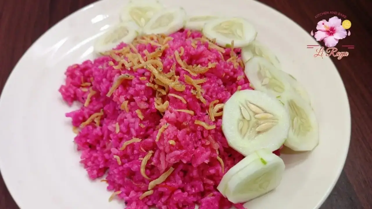Resep nasi goreng buah naga teri medan. (dok. Cookpad @cook_111134094)